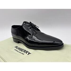 Simon Motif Patent Leather Derby Shoe Size 43.5